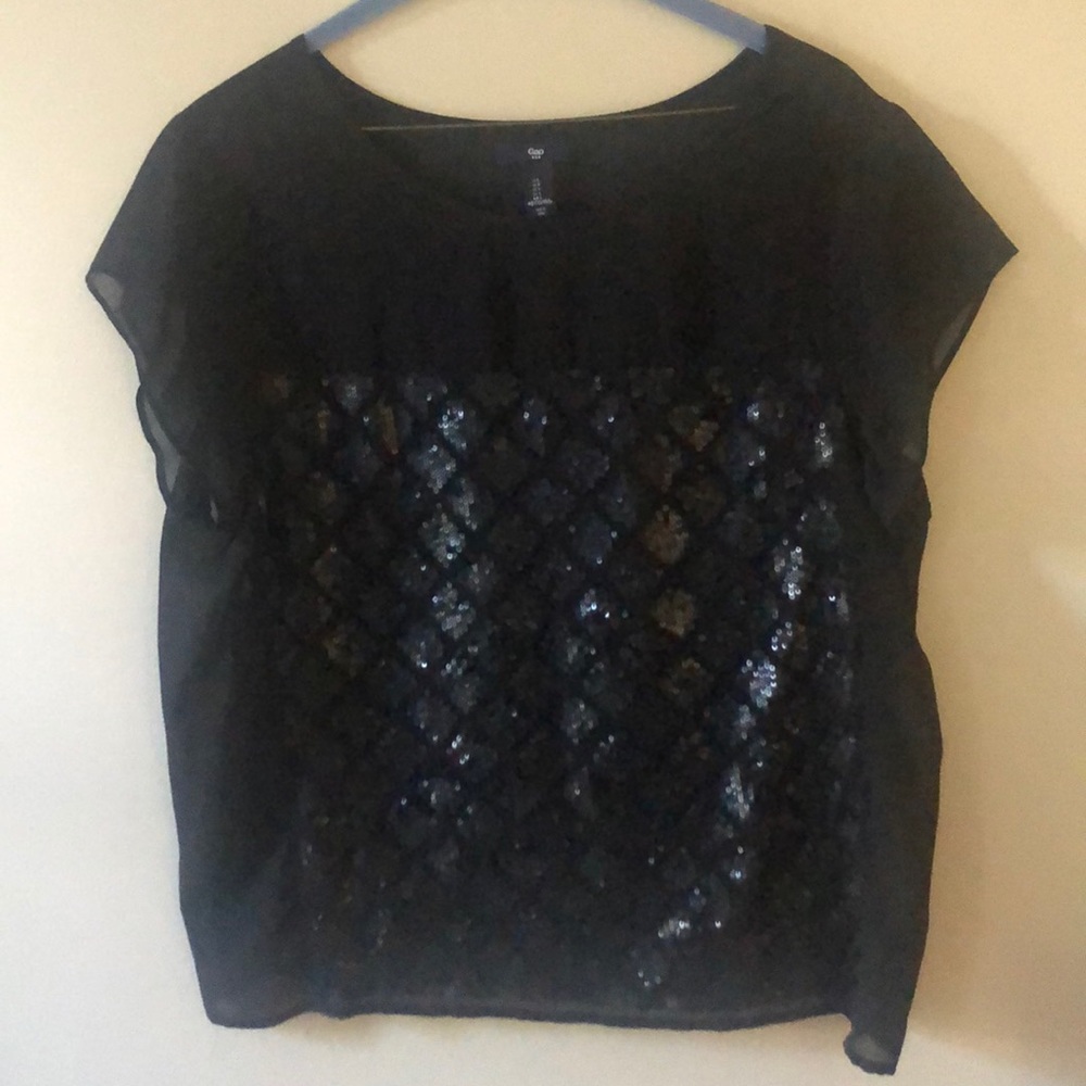 Gap sequin shirt